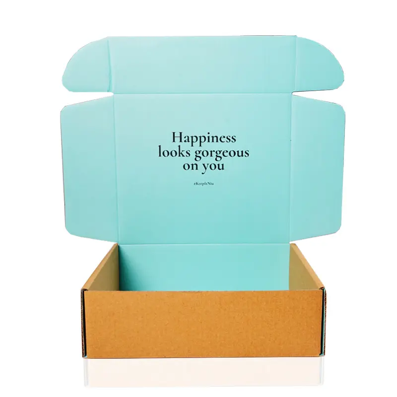 corrugated mailer paper box | Popular kraft paper customized size